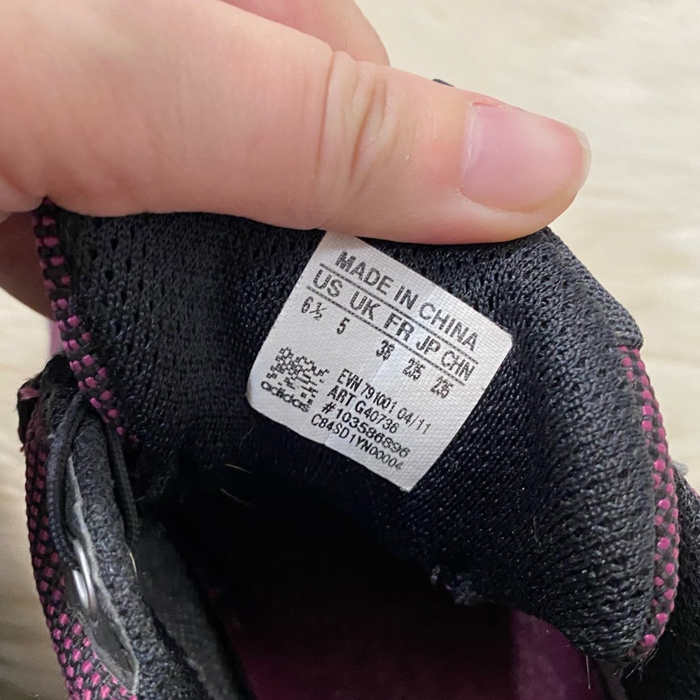 ADIDAS Mens Terrex Fast X FM Purple Low Cut Hiking Shoes (womens 8) - Picture 9 of 10